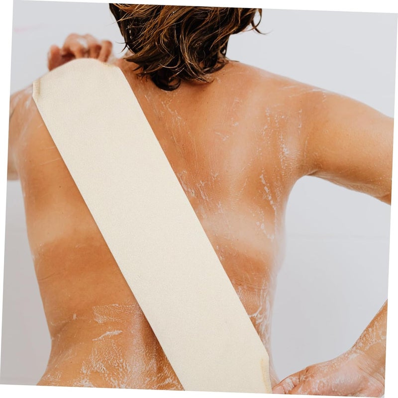 Exfoliating Back Washcloth Stretchable Scrubbing Towel for Men and Women 1-Piece Long Bath Towel for Deep Cleansing and Gentle Exfoliation in Shower - Image 5