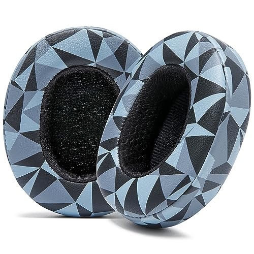 WC PadZ Crusher Evo Upgraded Earpads for Skullcandy Crusher Evo Crusher Wireless Hesh ANC More Made by Wicked Cushions Enhanced Comfort Sound Isolation Geo Grey - Image 1