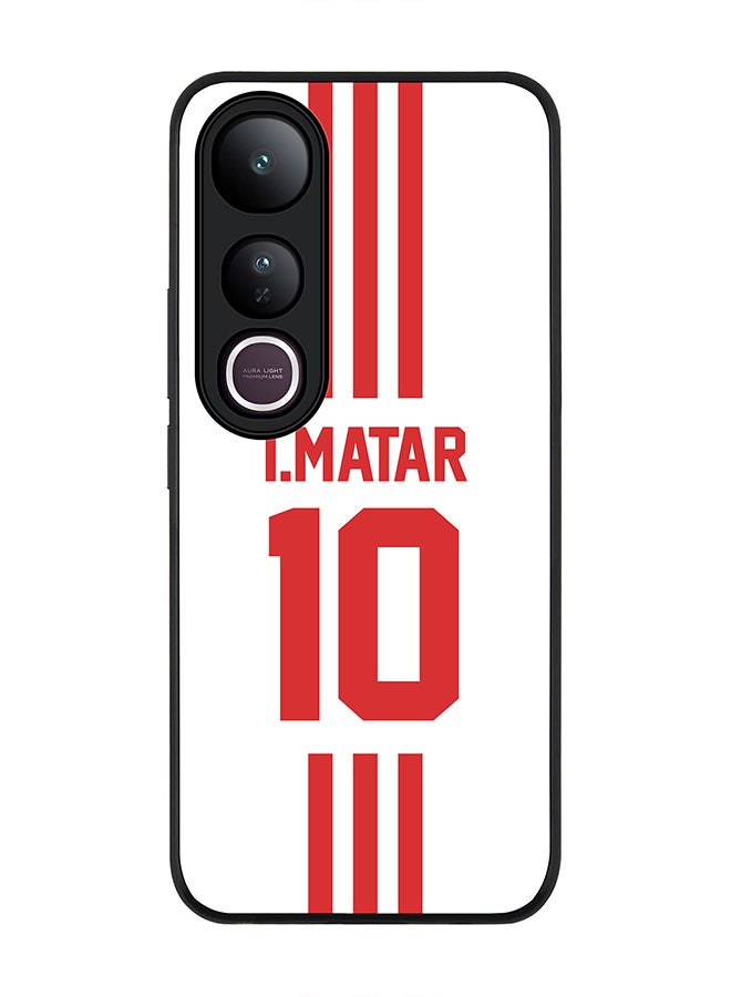 Stylizedd For vivo V50 Lite Case,Slim fit Camera Protection, Shockproof Thin Phone cover  - Football - UAE,  I.Matar