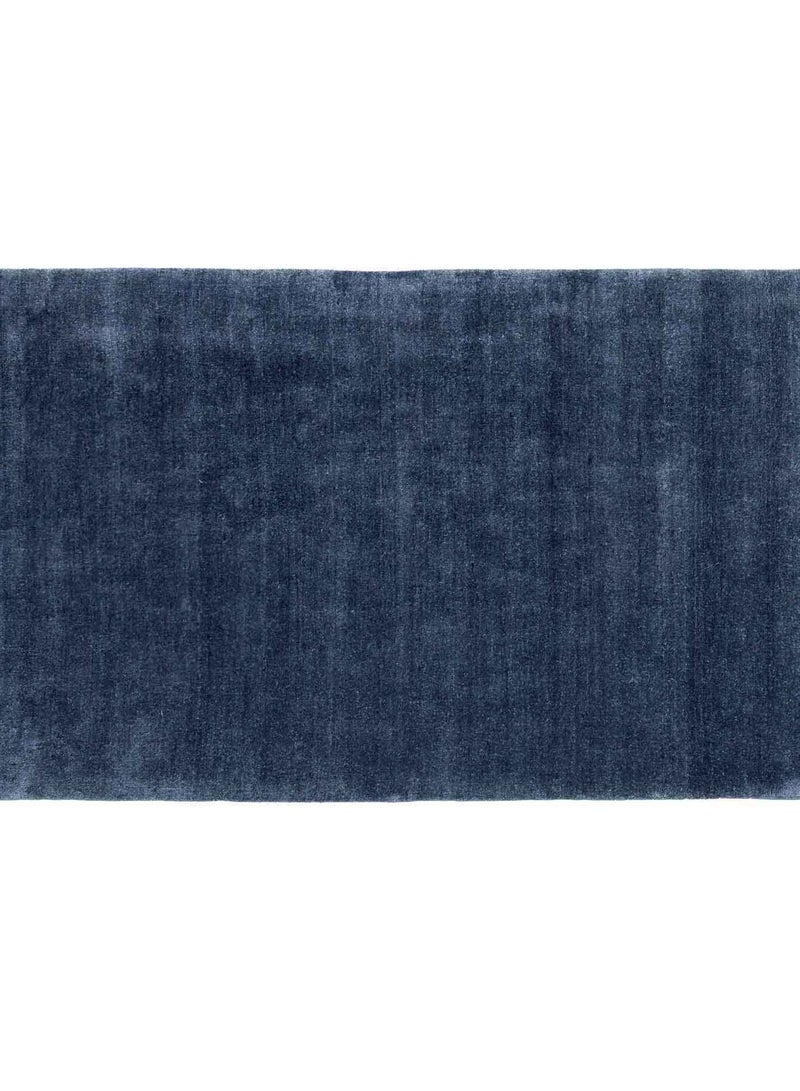 TULIP -100% BAMBOO SILK RUG- 200X300 CM - BLUE - Image 3