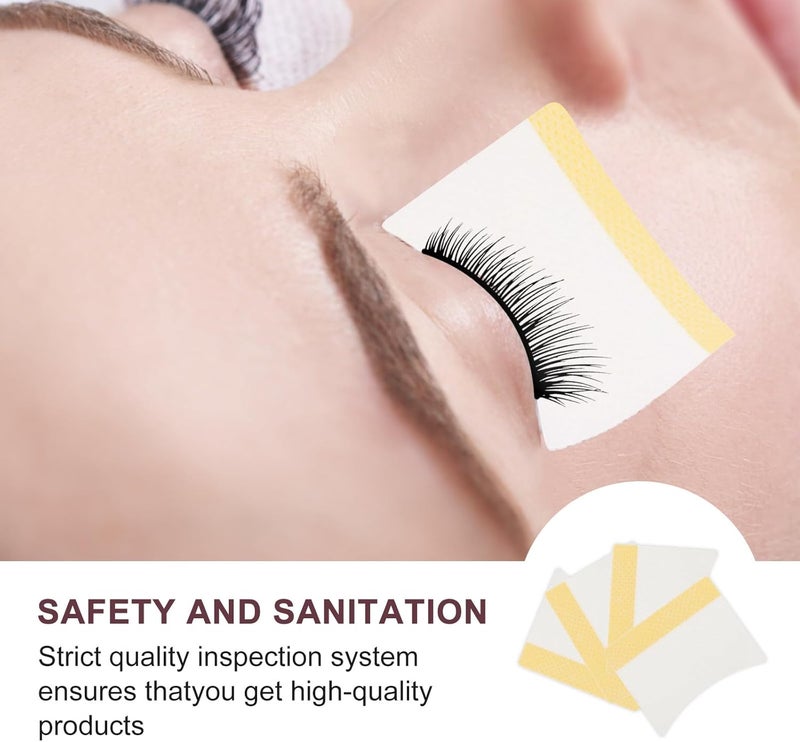 Eyelash Removal Cotton Pads 400pcs Lash Extension Tools Soft White Cotton Eyelash Extension Pads for Professional Lash Grafting and Beauty Salon Use - Image 3