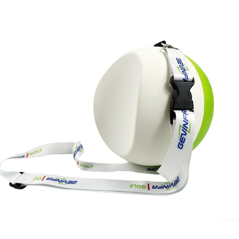 GEVINFA Compression Golf Swing Trainer Ball â€“ Master Forearm Connection & Impact Position | Fix Chicken Wing Slicing & Scooping | Enhance Tempo, Lag & Pure Ball Striking | Soft Memory Foam Golf Training Tool - Image 1