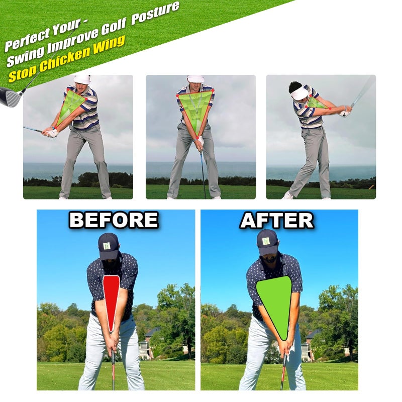 GEVINFA Compression Golf Swing Trainer Ball â€“ Master Forearm Connection & Impact Position | Fix Chicken Wing Slicing & Scooping | Enhance Tempo, Lag & Pure Ball Striking | Soft Memory Foam Golf Training Tool - Image 5