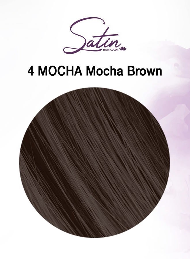 Satin Smooth Hair Color - ultra vivid fashion colors - 4 Mocha - Image 2