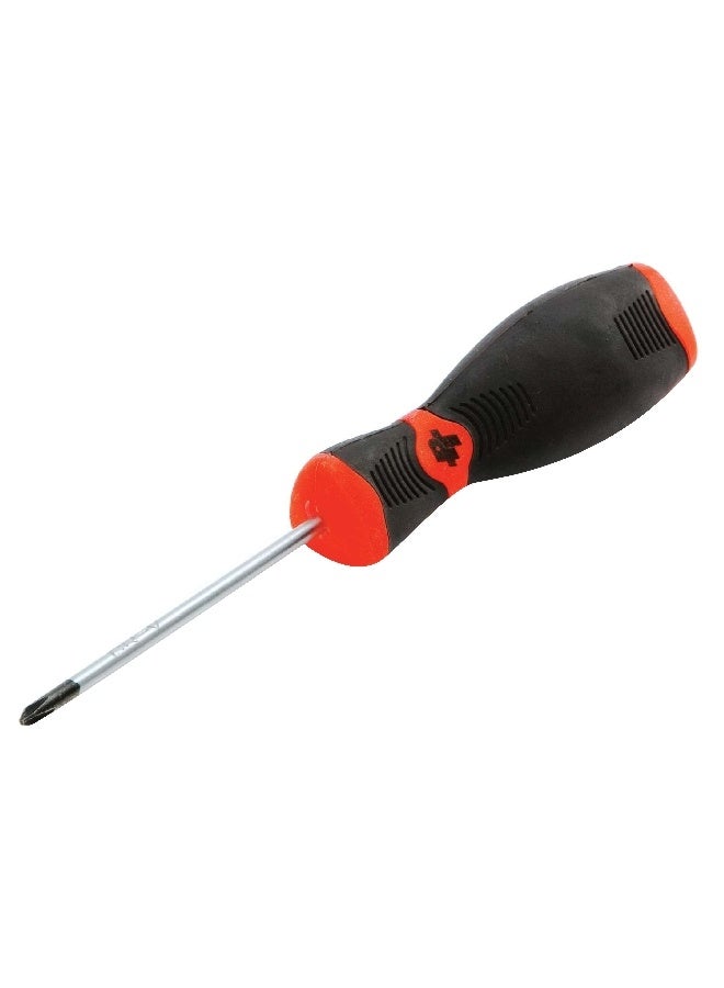 Performance Tool Phillips Screwdriver Black and Red 0 x 2-1/2 Inch W30960