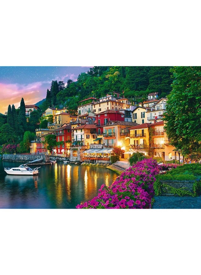 Trefl Lake Como, Italy 500 Piece Jigsaw Puzzle Red 19"x13" Print, DIY Puzzle, Creative Fun, Classic Puzzle for Adults and Children from 10 Years Old - Image 2