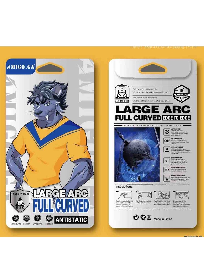 Amigo 0.33MM Big Edge Tempered Glass Mobile Phone Screen Protector For Oppo Reno 8 5G - Image 1