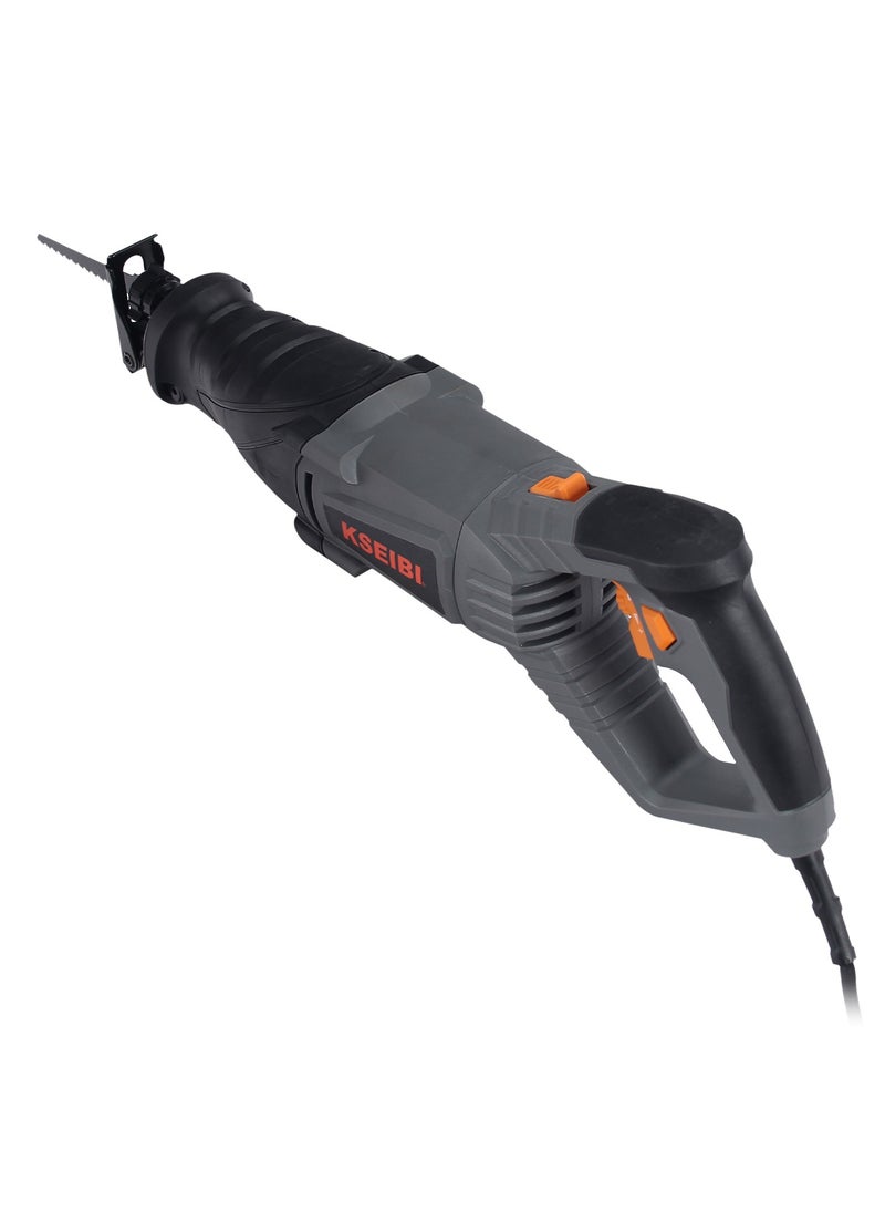 KSEIBI - Reciprocating Saw 850w, High Performance, Sawing Capacity in Wood 180 Mm, In Metal 30 Mm, 2 Saw Blade for Woods/Metal/Plastic Cutting, Plumbing, Demolition Work, Pruning and Landscaping, Metal Cutting - Image 1