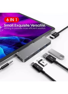 Cordova USB C Hub USB 3.0 Adapter Multi USB Port 6 in 1 USB Hub  - Image 5