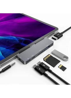 Cordova USB C Hub USB 3.0 Adapter Multi USB Port 6 in 1 USB Hub  - Image 3