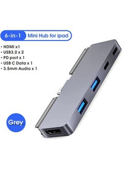 Cordova USB C Hub USB 3.0 Adapter Multi USB Port 6 in 1 USB Hub  - Image 2