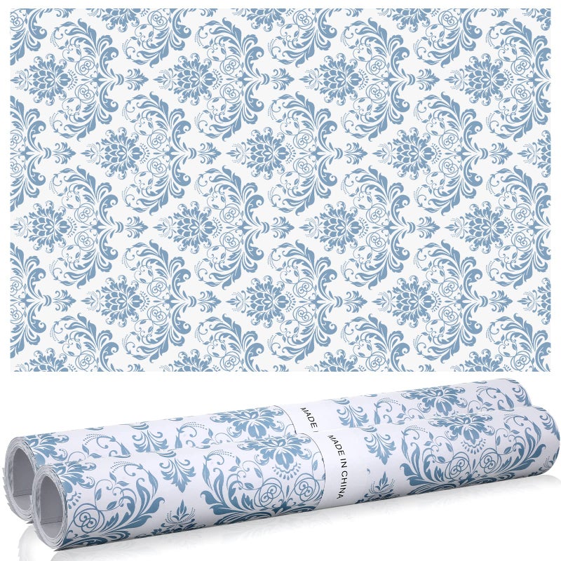 24 ورقة من بطانات الأدراج المعطرة لخزانة الملابس 157 × 228 بوصة ورق درج لافندر غير لاصق بطانات معطرة بطباعة زهور عطرة لخزائن المطبخ والرفوف والخزائن بأسلوب حيوي