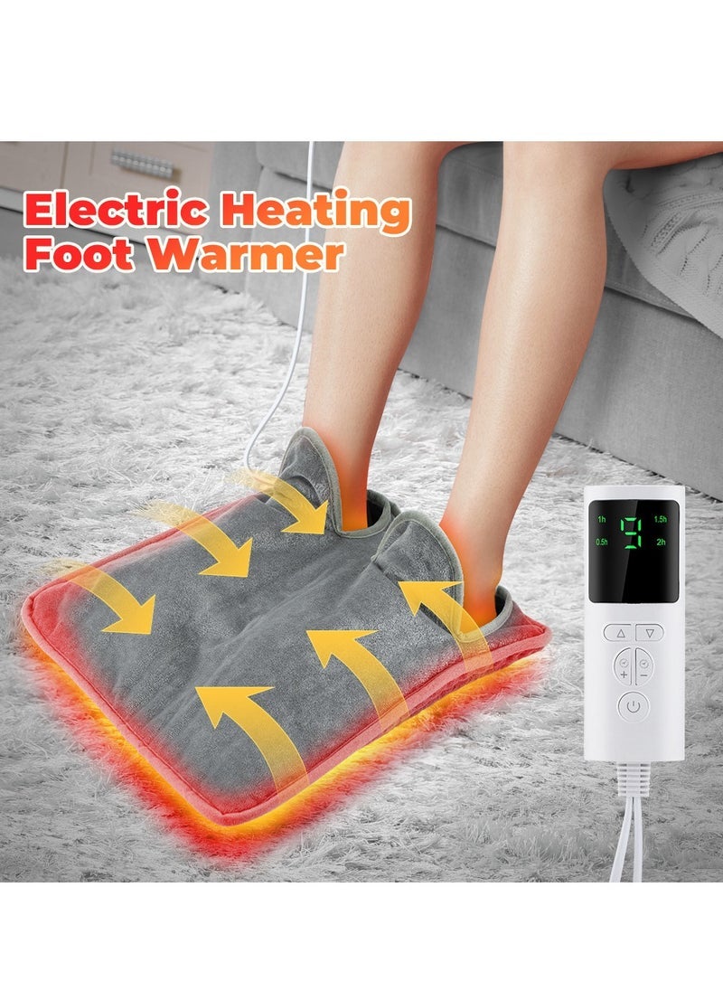 general Heated Foot Pad Foot Warmer Plug in Heating Warmth Gadget Electric Warmer Shoe Inserts Winter Leg Warmer - Image 3