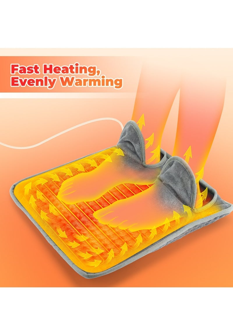 general Heated Foot Pad Foot Warmer Plug in Heating Warmth Gadget Electric Warmer Shoe Inserts Winter Leg Warmer - Image 4