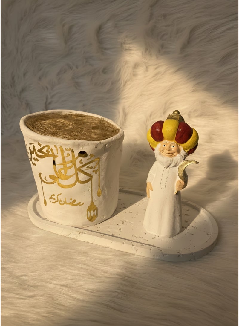 مجسم فنانيس رمضان مع عربية كنافة – ديكور رمضاني مميز - Image 3