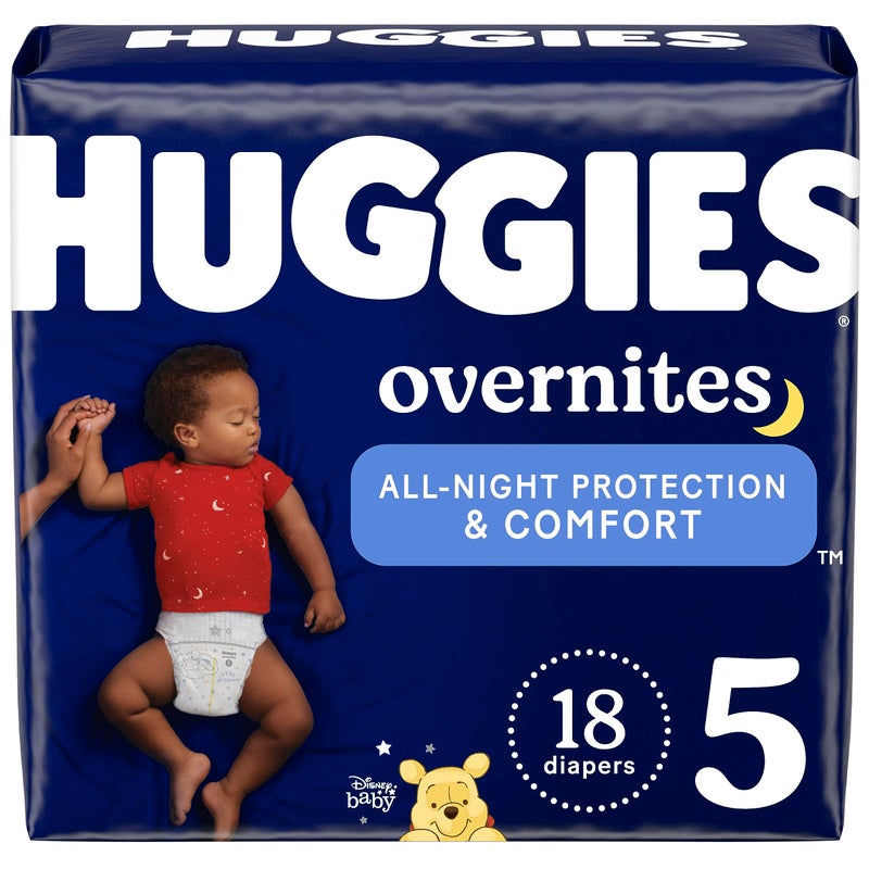 HUGGIES حفاضات هاجيز أفرنايتس حجم 5 - Image 1
