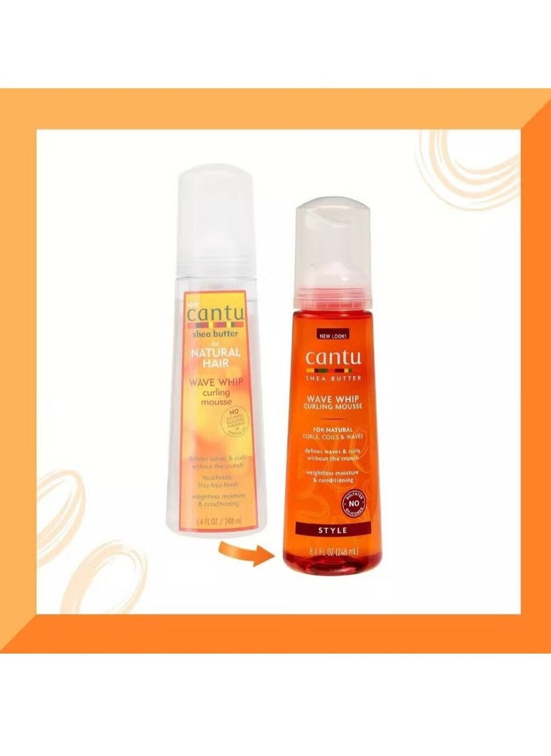 Cantu - Cantu Shea Butter Wave Whip Curlng Mousse 248ml - Image 1