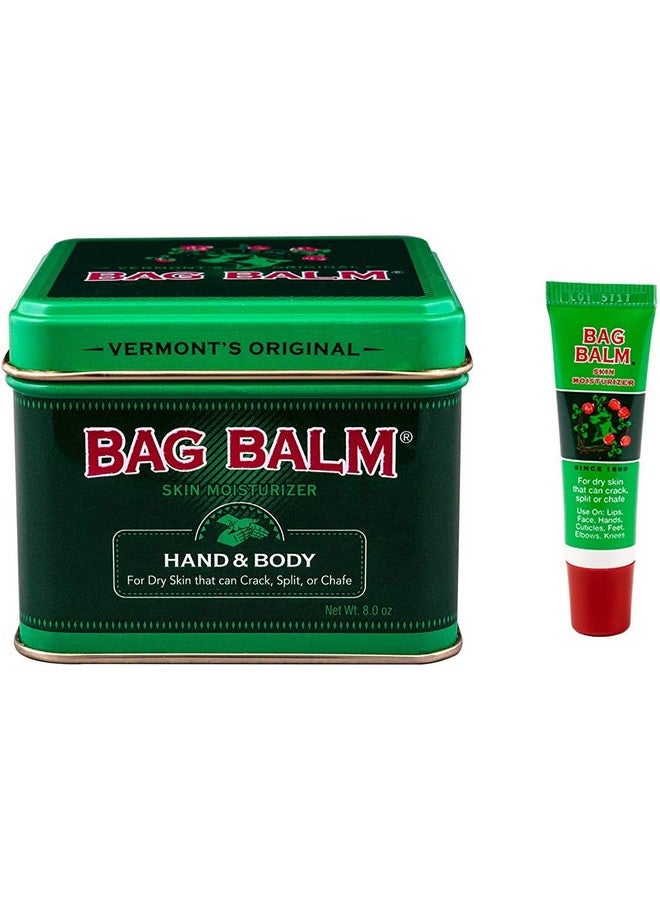 Bag Balm Bundle Animal Tin 8 Oz and On-The-go Tube 0.25 Oz