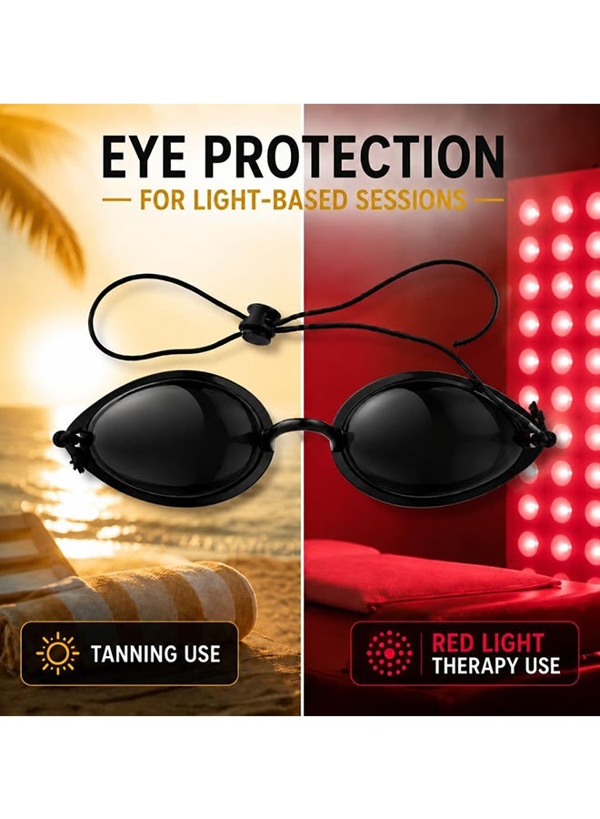 3Pack Fda Approval Goggle for Ipl Laser Safety Glasses Red Light Therapy And Laser Hair Removal Treatment,Beauty Patient Protective Eye Goggle for Ipl,Laser,Led,Uv Lamp Treatment - Image 4