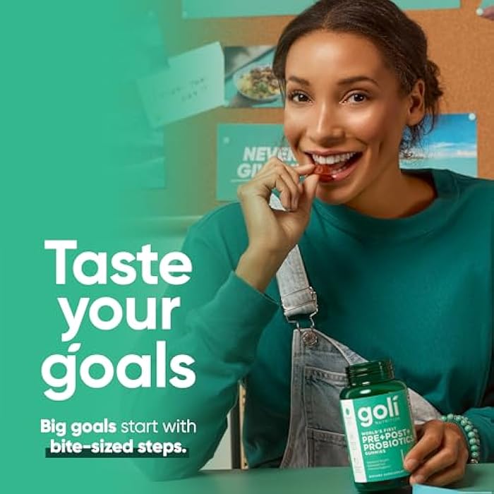 Goli Pre Pro Postbiotic Gummies - Worlds First 3-in-1 Formula with DE111 Probiotics, XOS Prebiotics, MCC1849 Postbiotics - Vegan, Non-GMO, Gluten-Free - Image 5