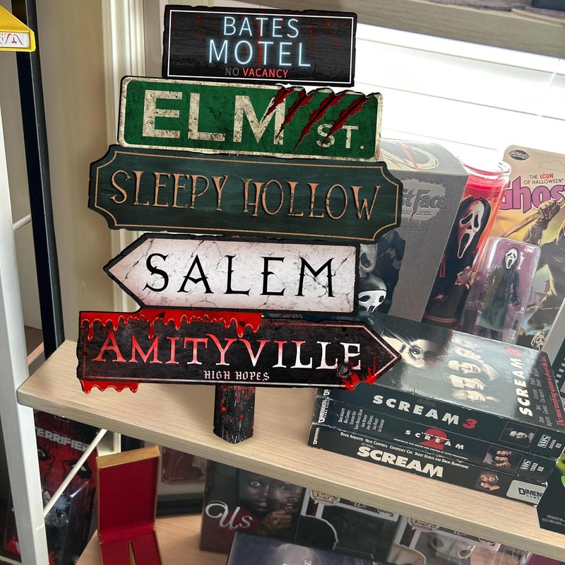 flinelife Horror Movie Street Signs,16X12, Elm Street Sign - Perfect For Horror Movie Lovers Gift - Image 2