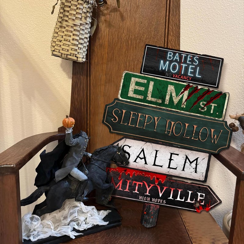 flinelife Horror Movie Street Signs,16X12, Elm Street Sign - Perfect For Horror Movie Lovers Gift - Image 5