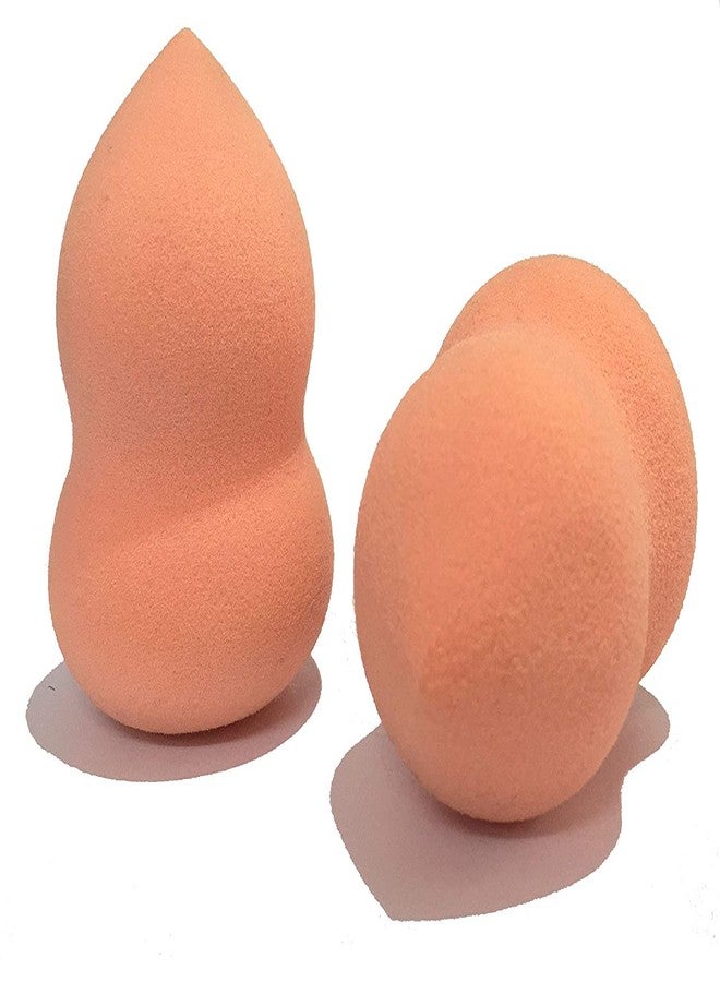 GOLD MAX Professional Makeup Sponge, Foundation Blending Beauty Sponge, Beauty Blender Puff Sponge for Powder, Cream, Multi-colored Makeup Sponge (Yellow Pear Shape) - Image 3