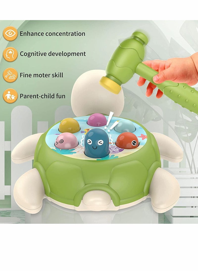 SYOSI Hammering and Pounding Toy Toys for 3 4 5 6 Year Old Boys Baby Interactive Toys Toddler Activities Games with 2 Hammer Learning Active Early Educational Toy Gift for Boys Girls Toddlers - Image 2