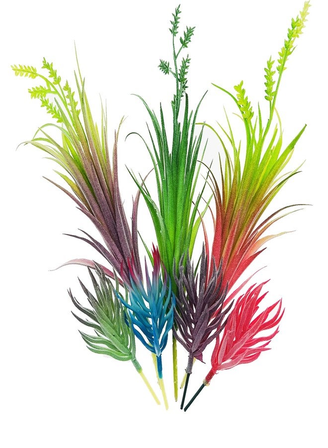 Cayway 7PCS Artificial Succulent Plants, Multicolor Faux Fake Succulents, Succulent Assortment in Flocked in Different Type for Birthday Home Decor Indoor Garden DIY - Image 4
