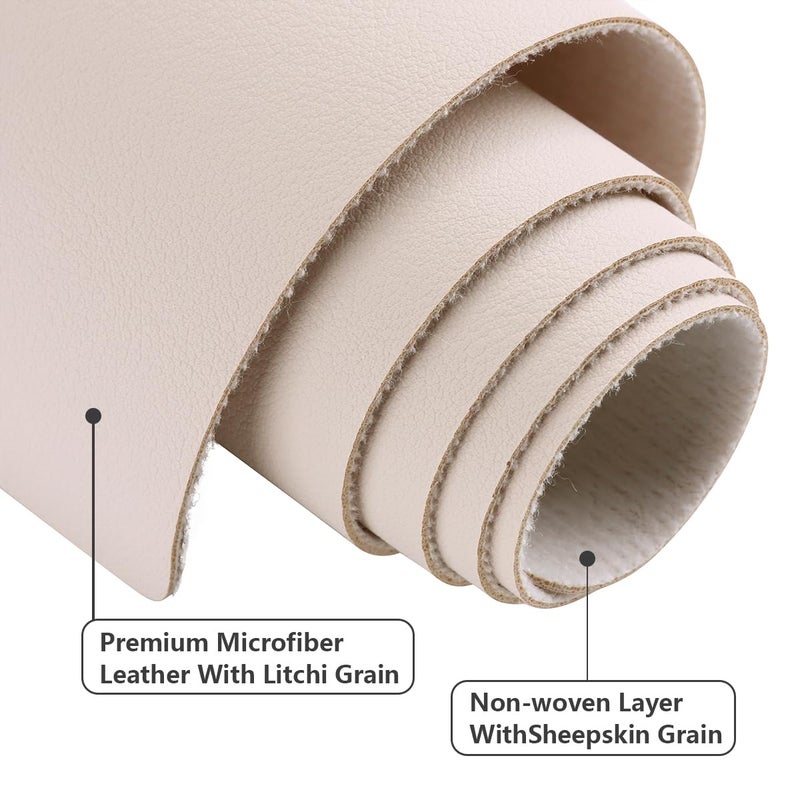 FSpronail (MAT ONLY) FSpronail Nail Art Table Mat, Foldable Nail Art Hand Rest Pad, Microfiber PU Leather Hand Rest, Waterproof Manicure Pad Accessories Tool, Nails Table Pad for Technician Salon Home-Beige - Image 2