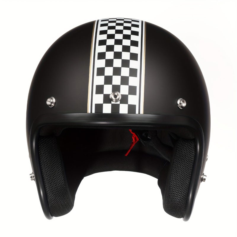 Open Face Motorcycle Helmet Half Size L GEZI - Image 1
