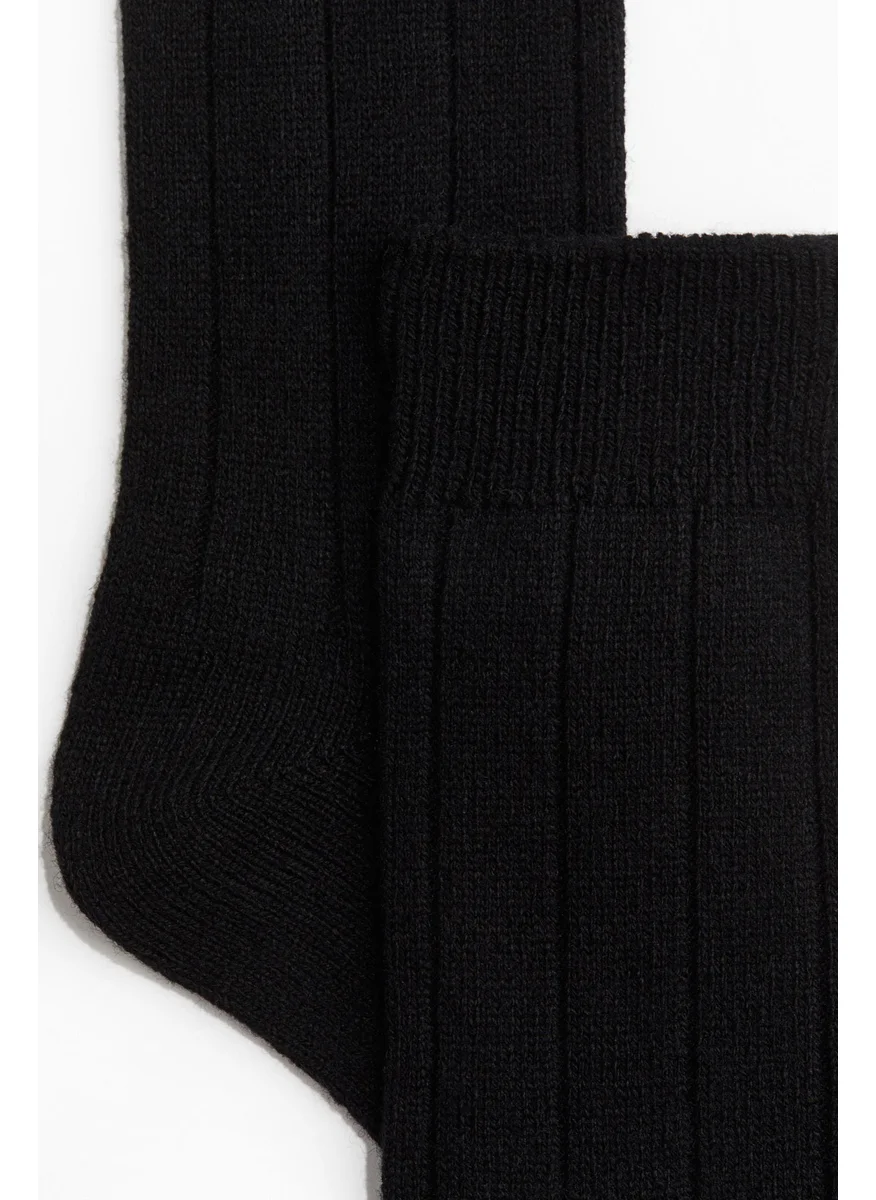 اتش اند ام Rib-Knit Socks