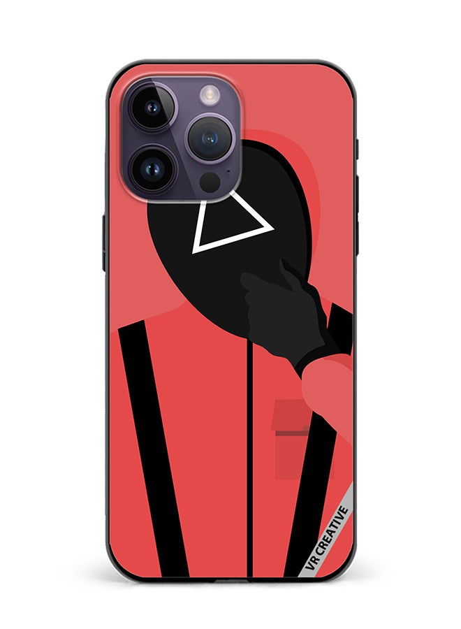 VR CREATIVE Protective Case Cover For Apple iPhone 16 Pro Max Squid Game Soldier Design Multicolour