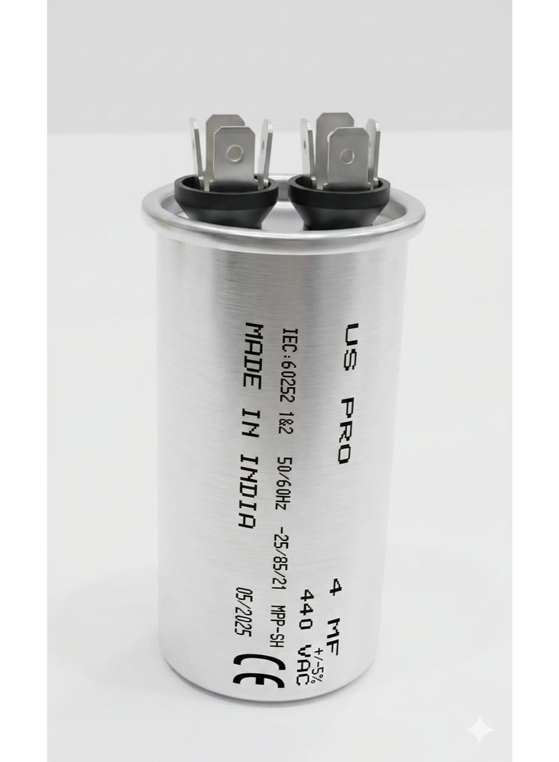 A/C CAPACITOR WITH PIN 4MFD