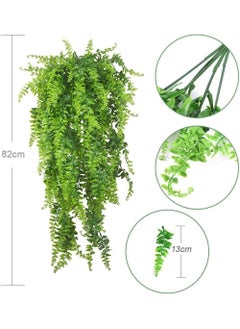 Rock Pow 2 Pcs Artificial Ivy Leaf Plants, Fake Hanging Plants Ferns for DIY Wall Home Garden Hanging Basket Decor  - Image 2