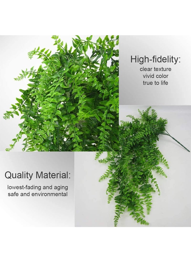 Rock Pow 2 Pcs Artificial Ivy Leaf Plants, Fake Hanging Plants Ferns for DIY Wall Home Garden Hanging Basket Decor  - Image 2