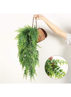 Rock Pow 2 Pcs Artificial Ivy Leaf Plants, Fake Hanging Plants Ferns for DIY Wall Home Garden Hanging Basket Decor  - Image 5