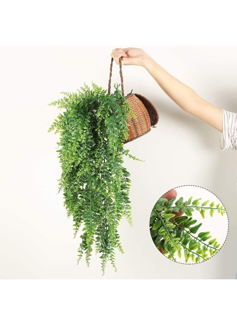 Rock Pow 2 Pcs Artificial Ivy Leaf Plants, Fake Hanging Plants Ferns for DIY Wall Home Garden Hanging Basket Decor  - Image 4