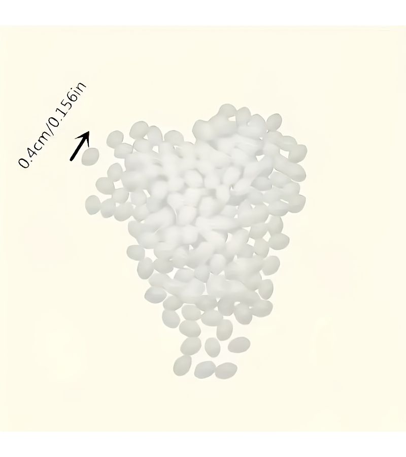 1 Set White Malleable Beads Food Grade Safe DIY Dentures Instant Temporary Denture Repair for Home Use - Image 2