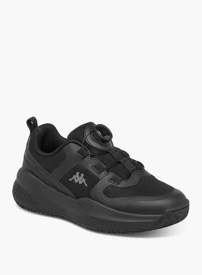 Kappa Girls' Logo Print Sports Shoes with Rotating Buckle Closure