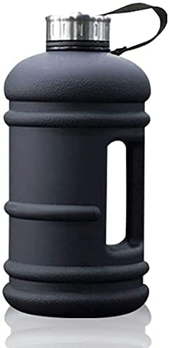 Delzon Gym Bottle for Gym Man Plastic Water Bottle SipperShaker 22 Litre Sports Water Jug BPA Free Quick Flow Cap Black Color Black - Image 1