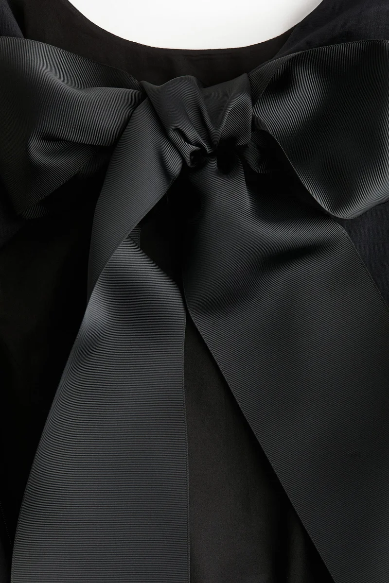 اتش اند ام فستان بحافة سفلية منفوخة