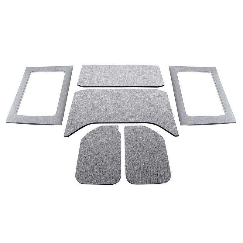 Design Engineering 50291 Grey Original Boom Mat Sound Deadening HeadLiner Kit Compatible with 4Door Jeep Wrangler JK 20112018