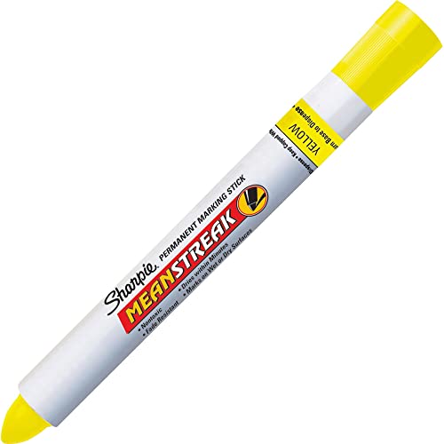 Sharpie Mean Streak Marking Stick, Broad Tip, Yellow - Image 4