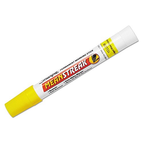 Sharpie Mean Streak Marking Stick, Broad Tip, Yellow - Image 5