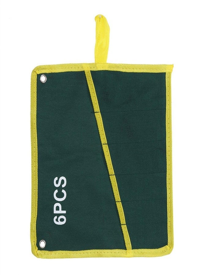 Zetiling 6 Pockets Roll Tool Bag, Pouch Organizer, Spanner Socket Pouch Set with Hanging Pockets for Repair Tools - Image 1