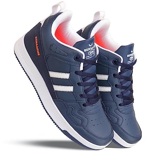BERSACHE Premium Sports,Gym, Trending, Stylish Running Shoes For Men (Blue) - Image 4