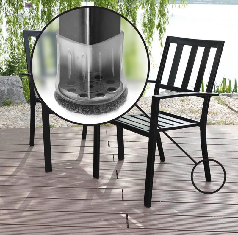 Slipstick Gorillaoutdoor Berber Furniture Feet Pads With Clear Sleeve Sock (4 Pack) Outdoor Furniture Sliders For Round & Square Legs  Large - Image 3