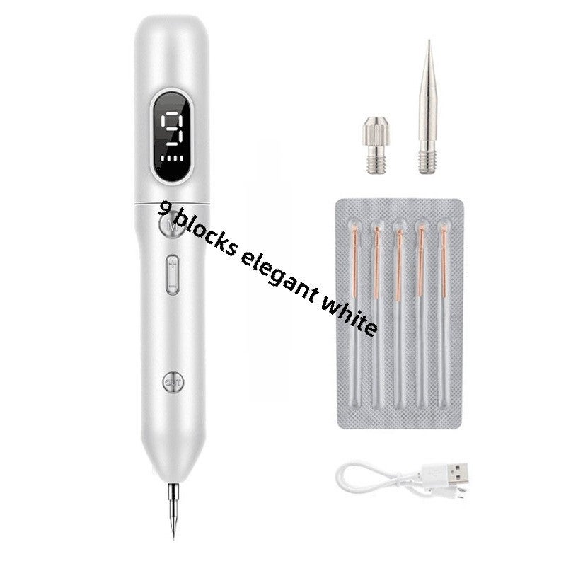 Generic Portable Mole Removal Skin Pen Home Beauty Device Elegant white 
