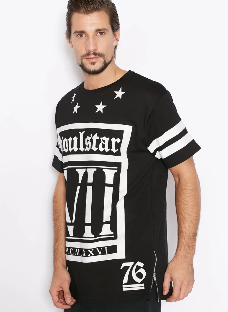 SOUL STAR Croxley Printed T-Shirt